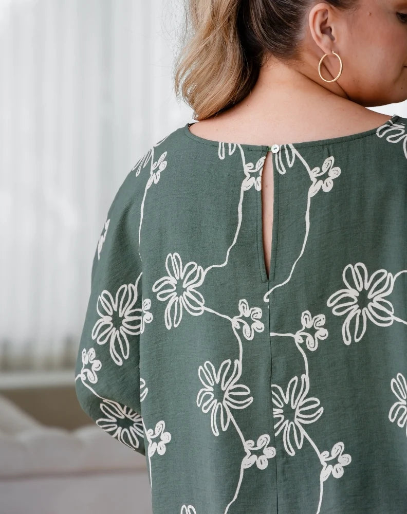 Eloise Top Sage