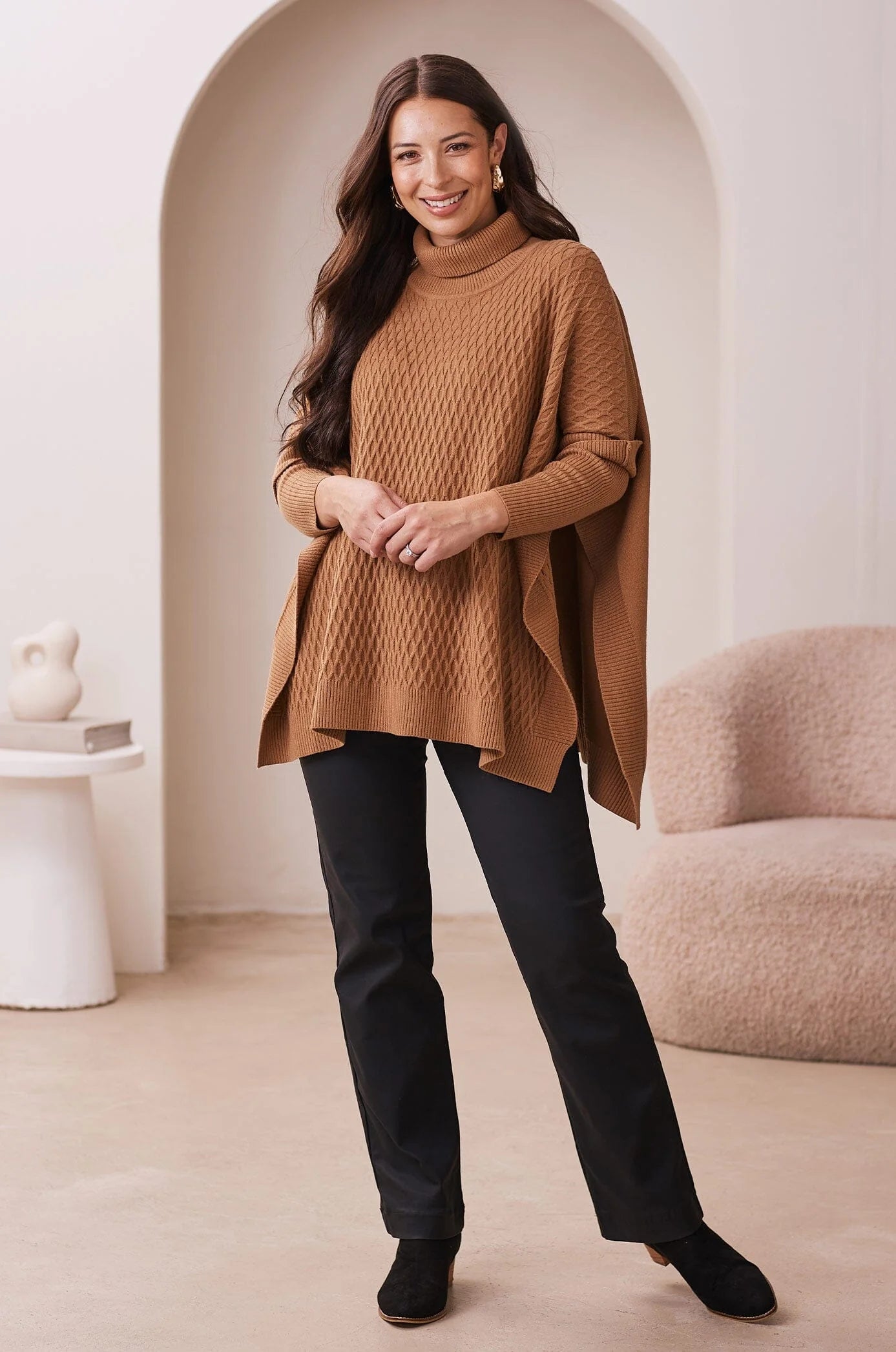 Carla Knit Jumper - Camel