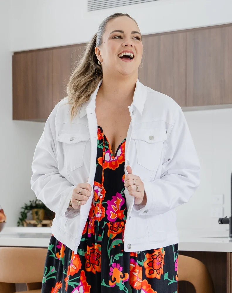 Frankie Denim Jacket - White