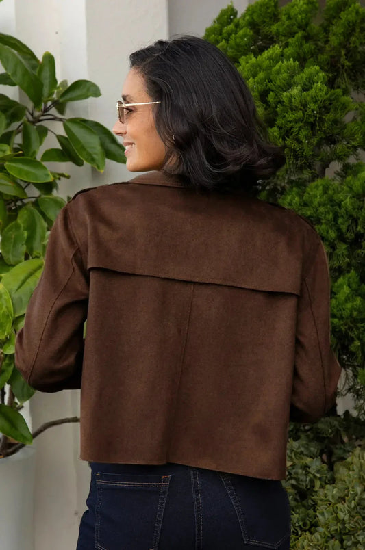 Piper Jacket in Chocolate - Pre Order