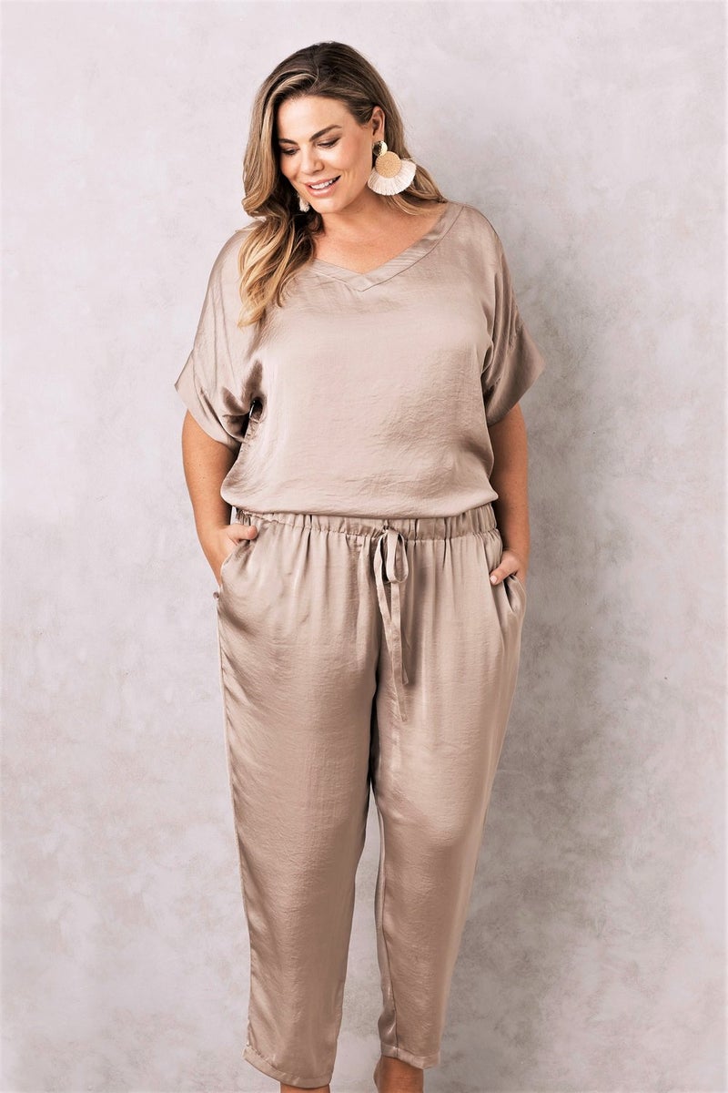 Camilla Pants Petite - Almond