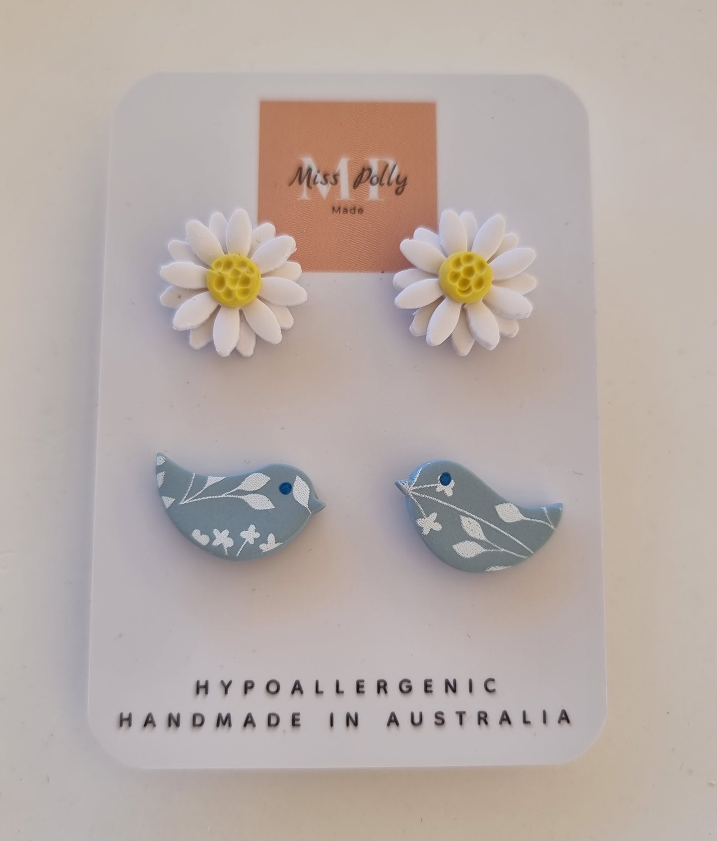 Bird & Daisy Stud Pack