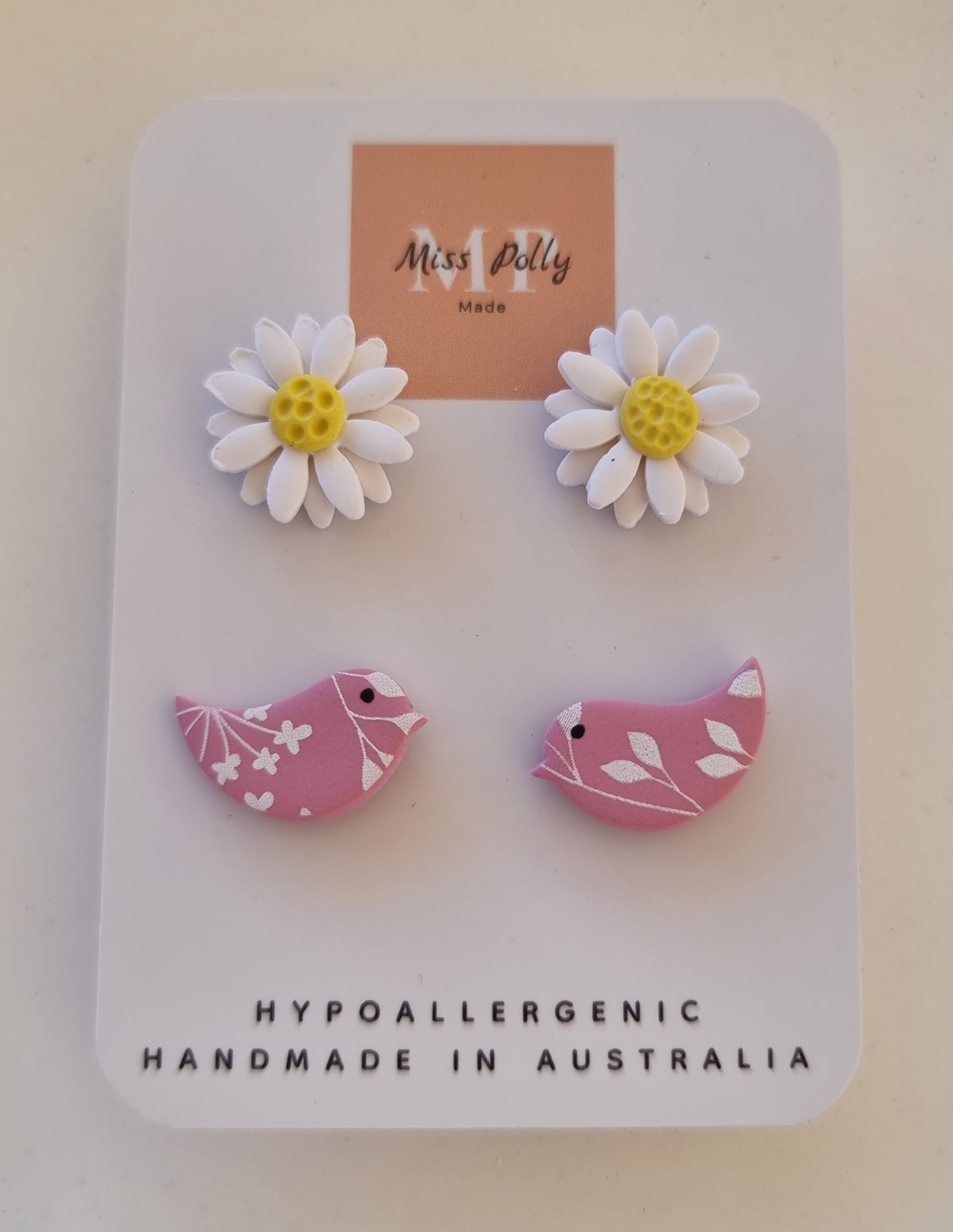 Bird & Daisy Stud Pack