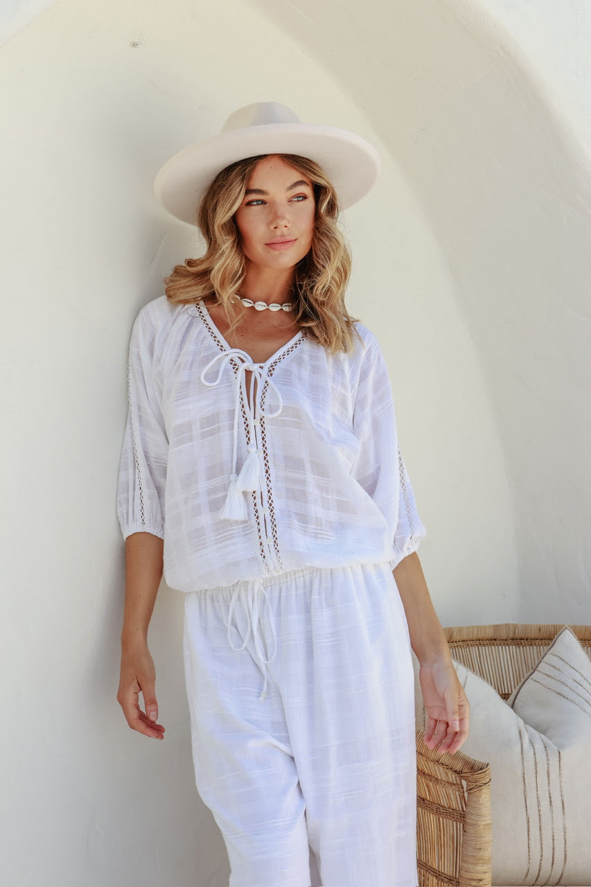 Isle Of Capri Tassel Top