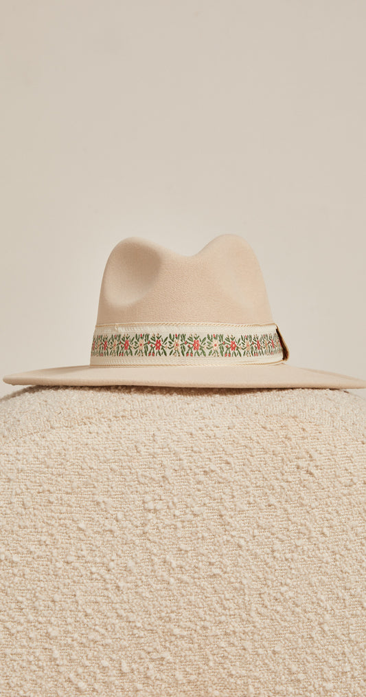 Brenda Fedora - Cream