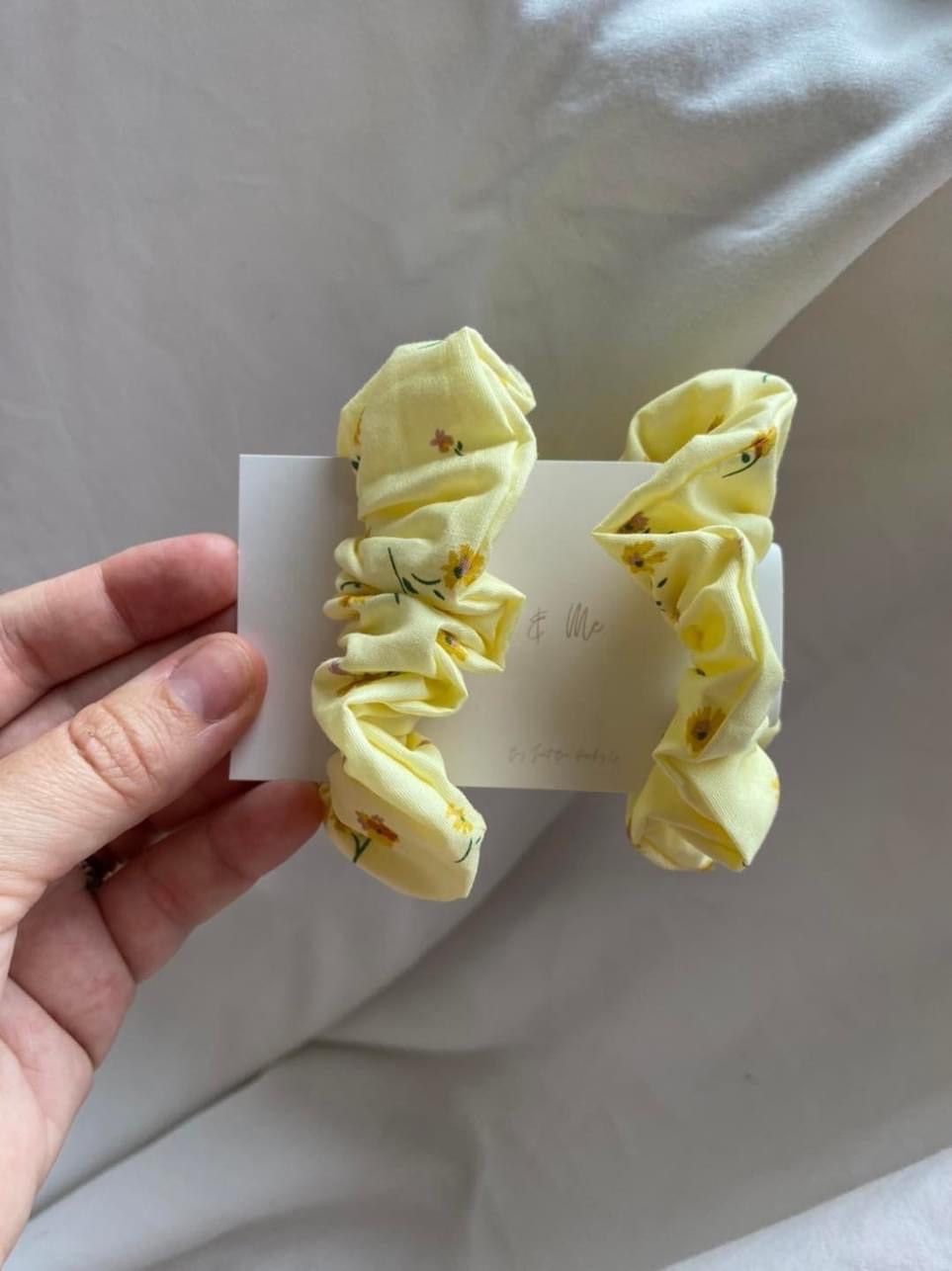 Mellow Yellow Mummy and Me Scrunchie Set