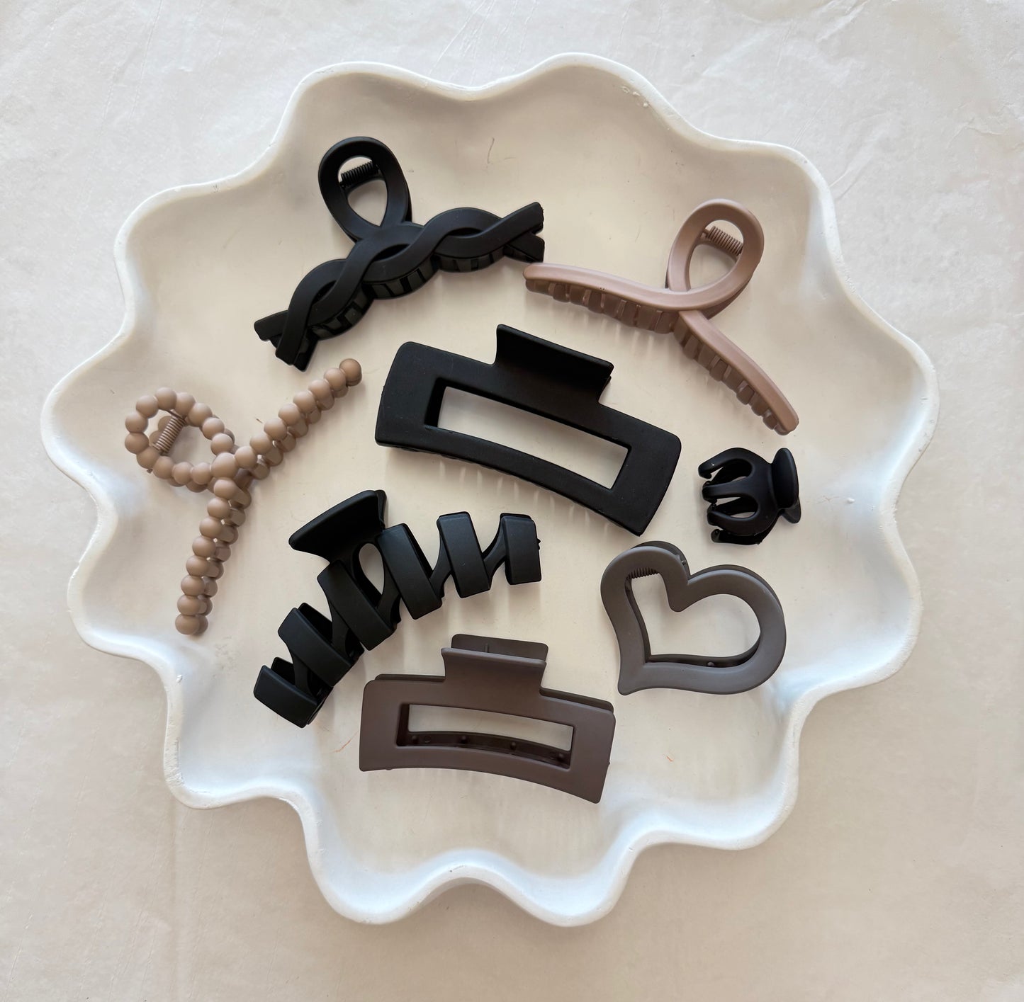 ‘Timeless Neutrals’ Hair Claws