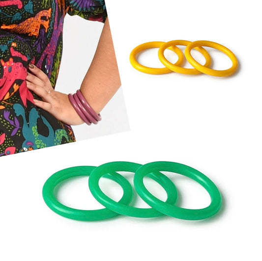 Round Resin Bangles