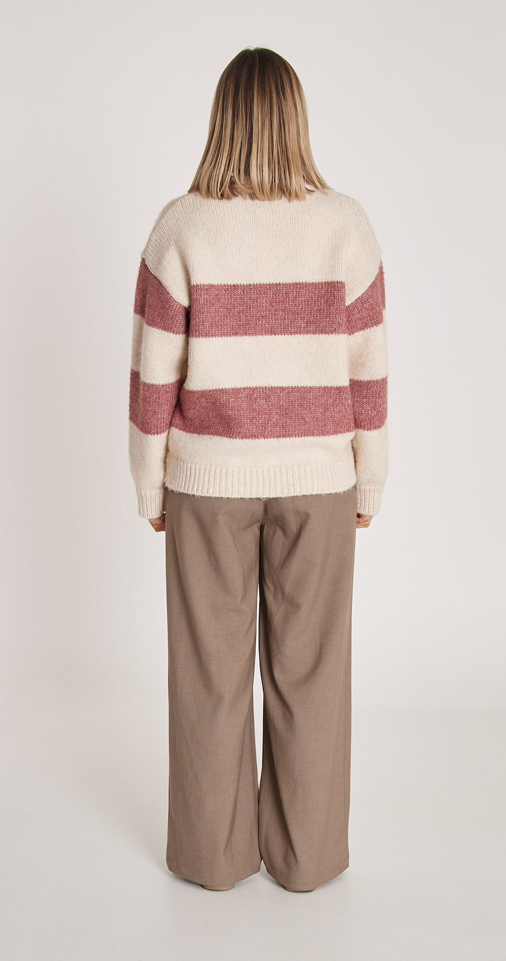 Ruby Knit - Rose Stripe