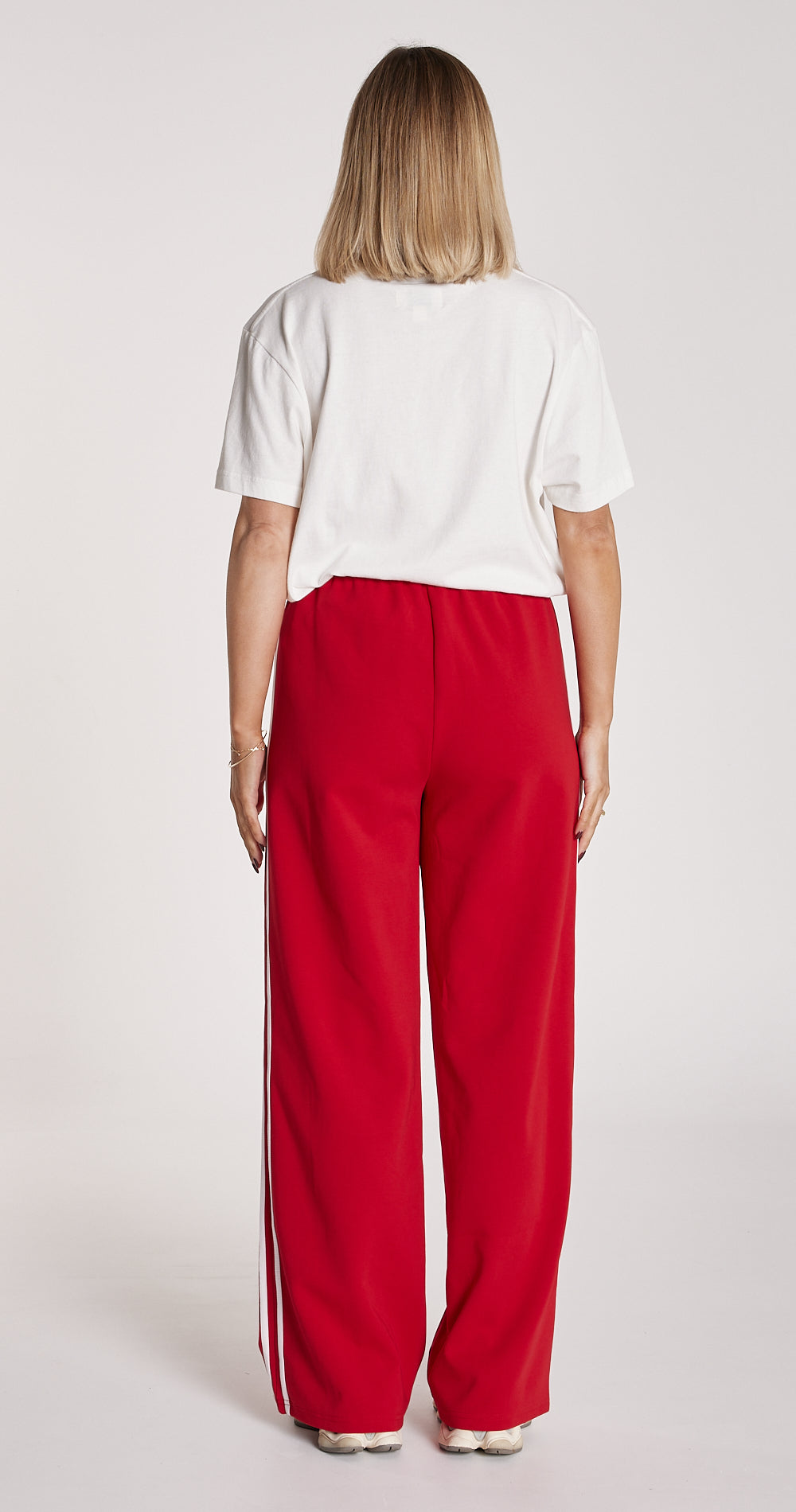 Noah Wide Pant - Red Stripe