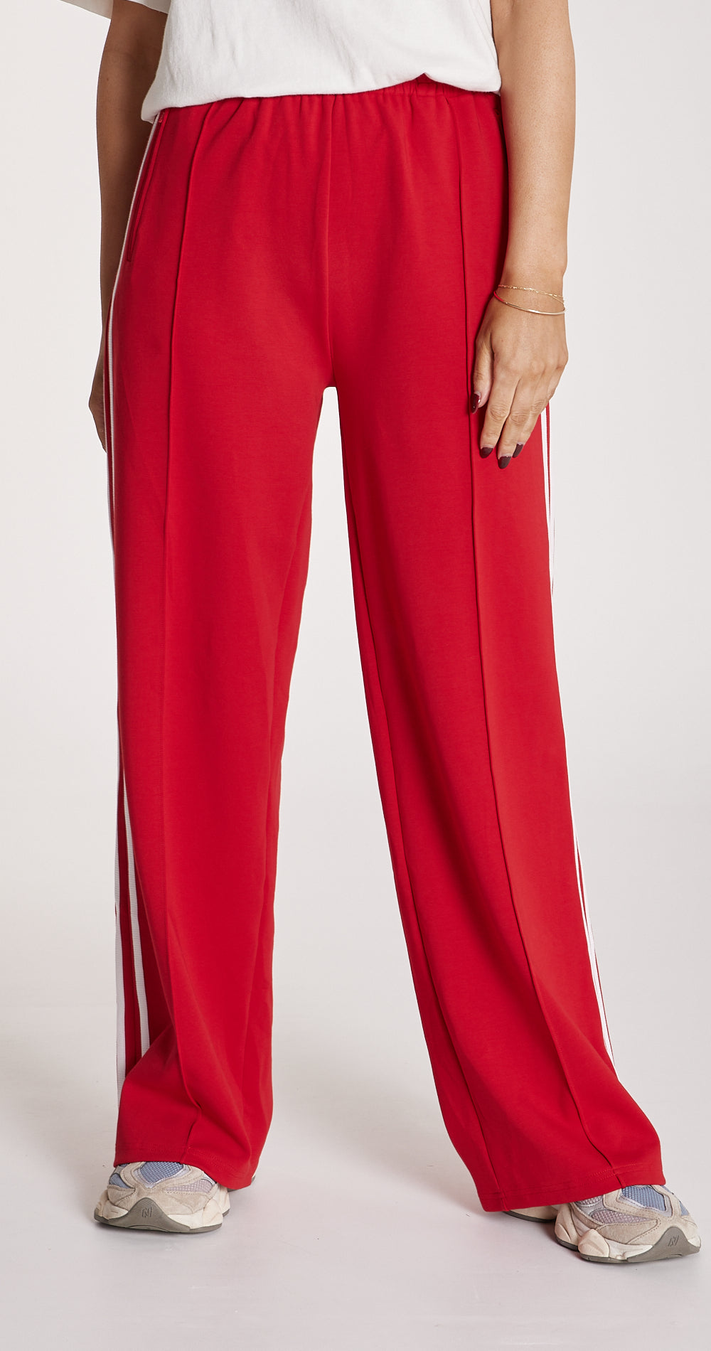 Noah Wide Pant - Red Stripe