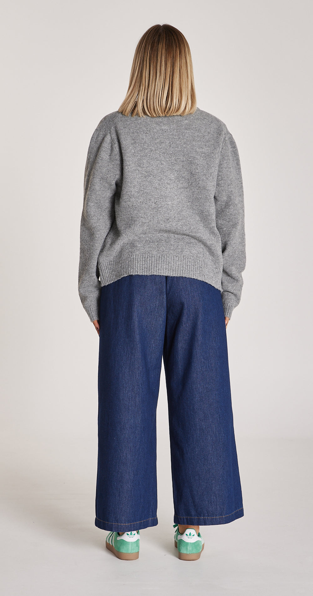 Arlo Cropped Pant - Dark Blue