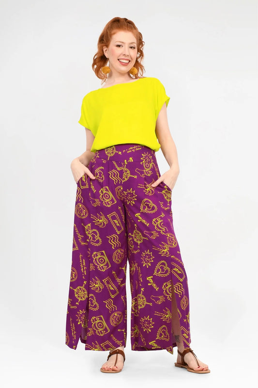 Annalise Pants in Vacay Purple