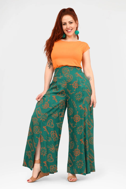 Annalise Pants in Vacay Teal