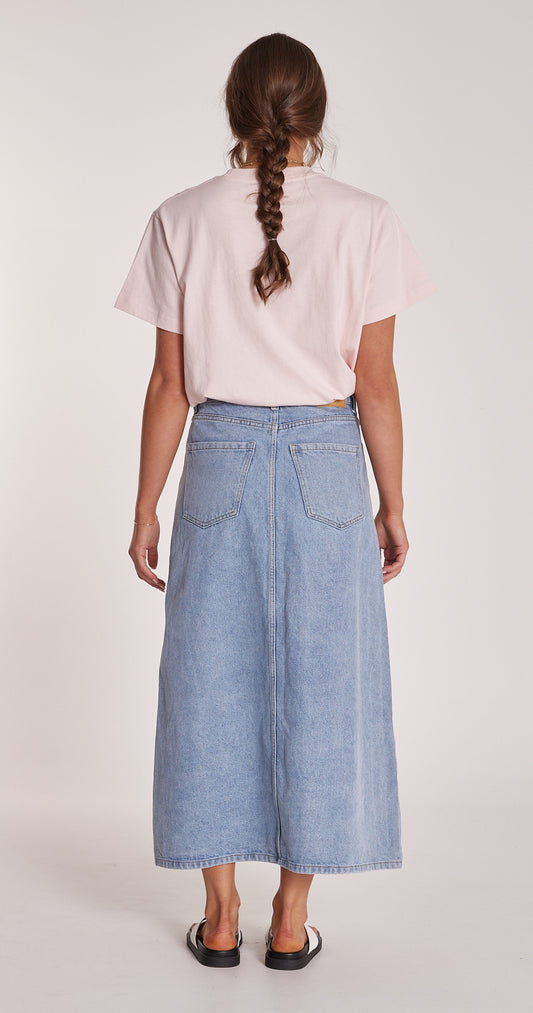 Remi Denim Skirt - Blue