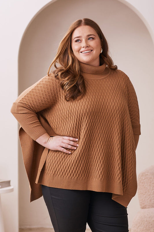 Carla Knit Jumper - Camel