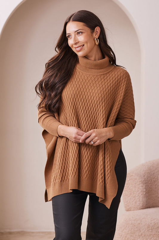 Carla Knit Jumper - Camel
