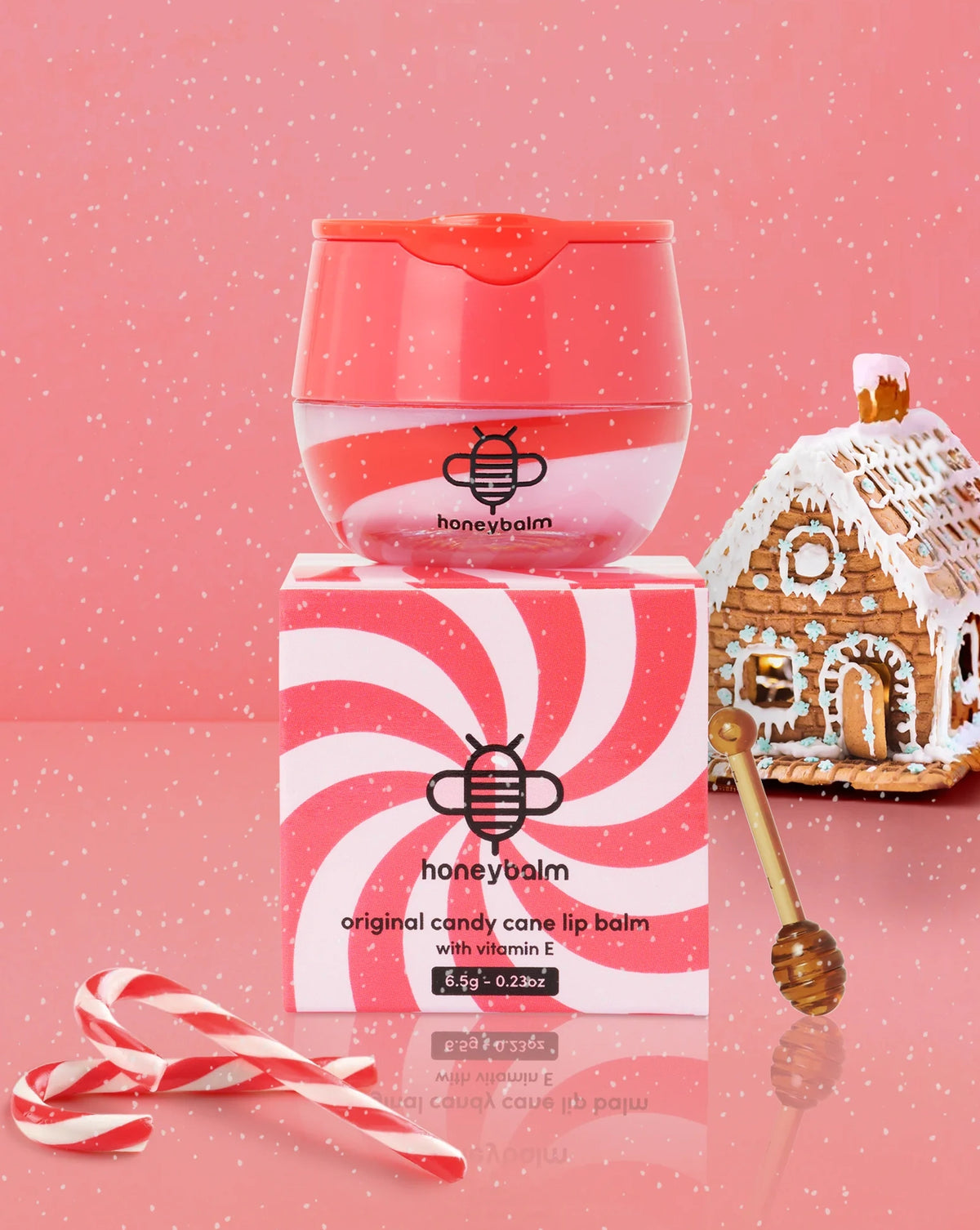 Honeybalm Lip Balm - Candy Cane (Limited Edition)