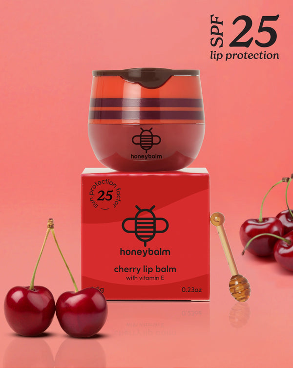 Honeybalm Lip Balm SPF - Cherry