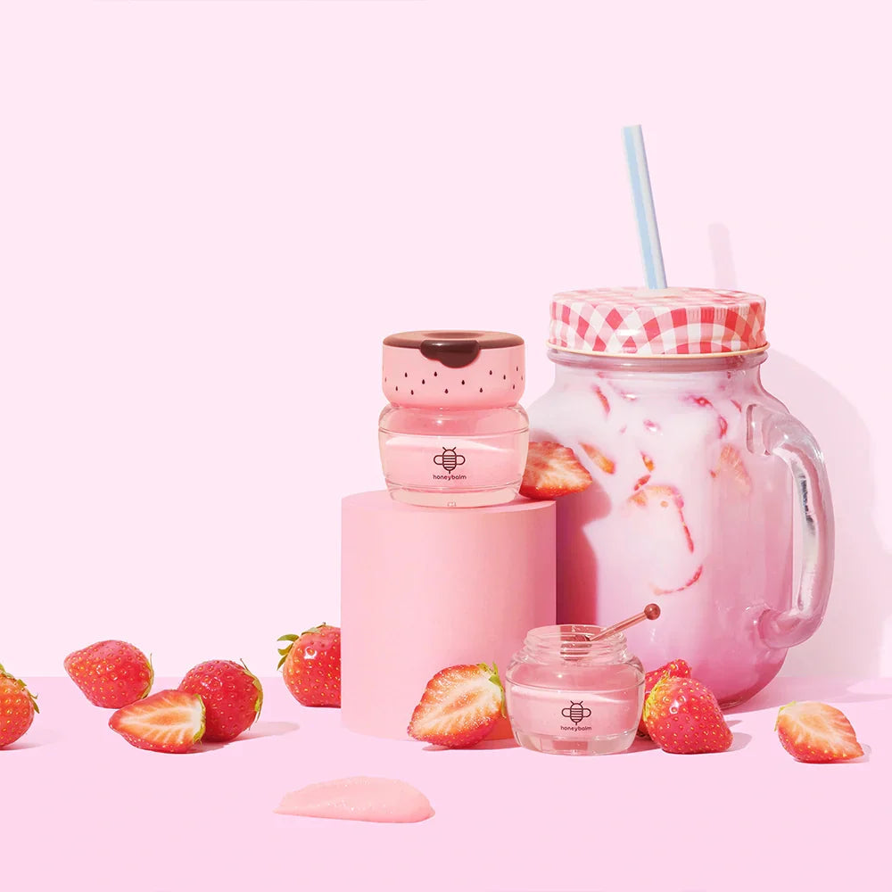 Honeybalm Lip Scrub - Strawberry