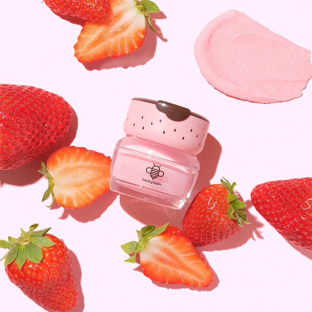 Honeybalm Lip Scrub - Strawberry