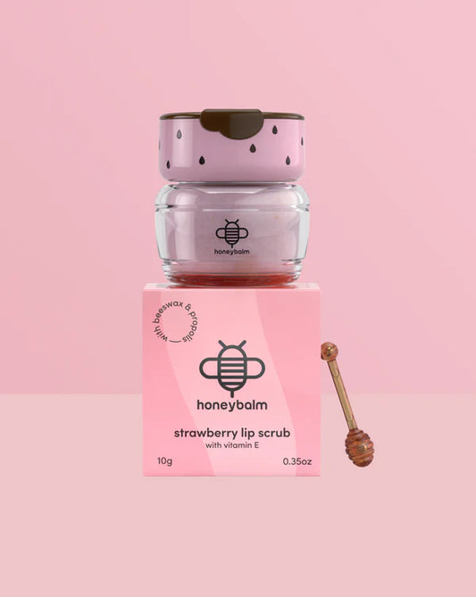 Honeybalm Lip Scrub - Strawberry
