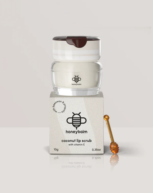 Honeybalm Lip Scrub - Coconut