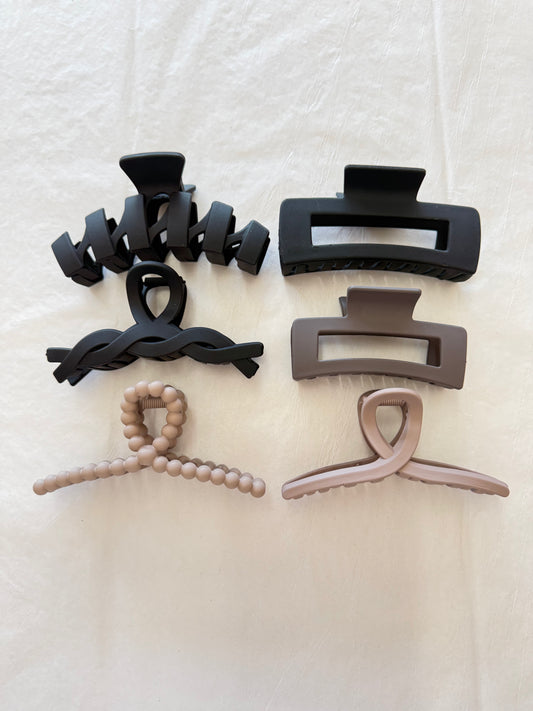 ‘Timeless Neutrals’ Hair Claws