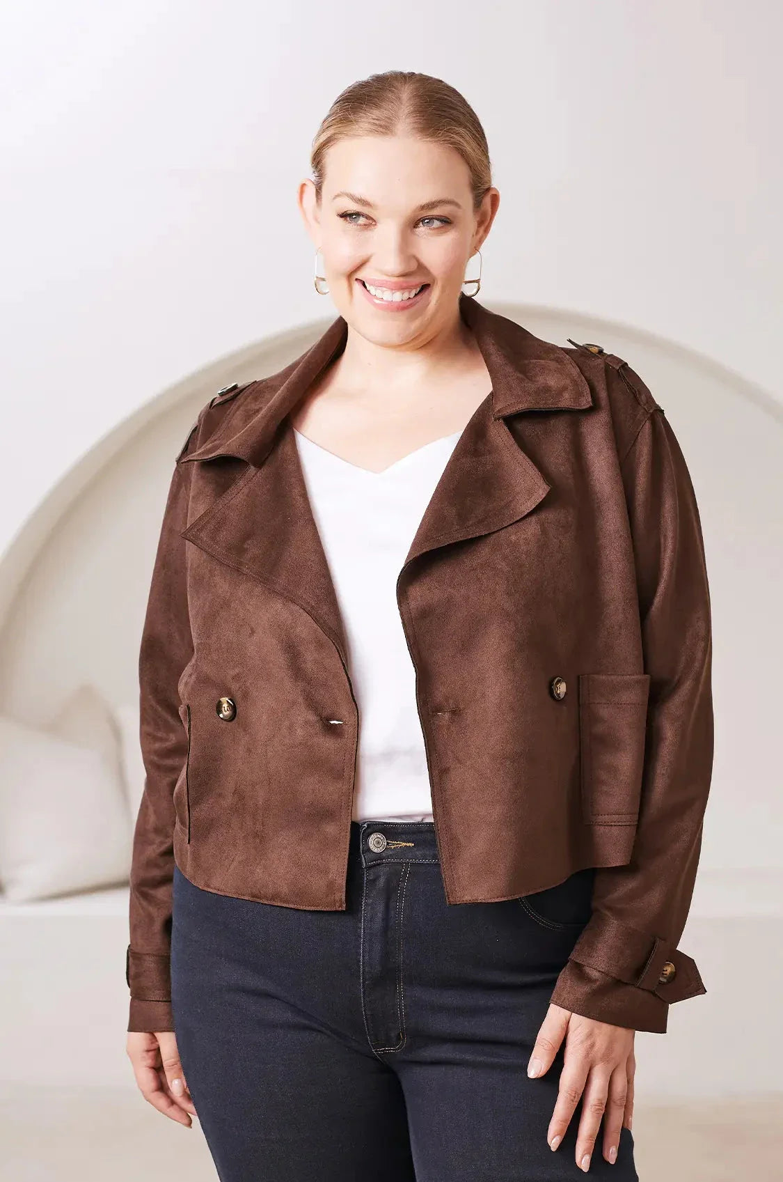 Piper Jacket in Chocolate - Pre Order