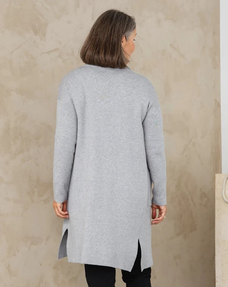 Chloe Knit Coatigan - Grey