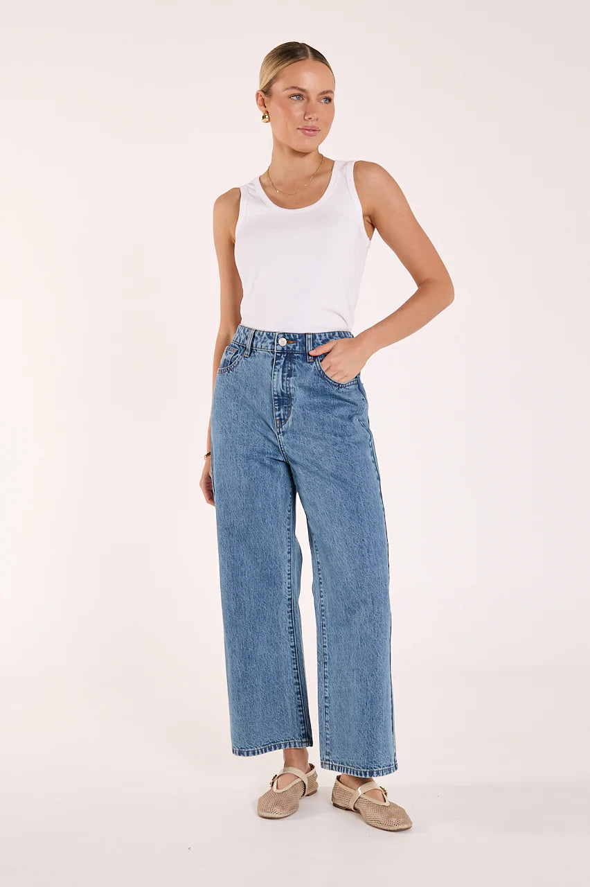 Stevie Cropped Jean Deep Blue - ETA 5/8