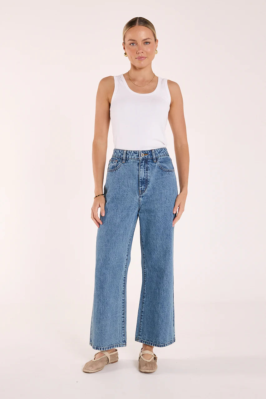 Stevie Cropped Jean Deep Blue - ETA 5/8