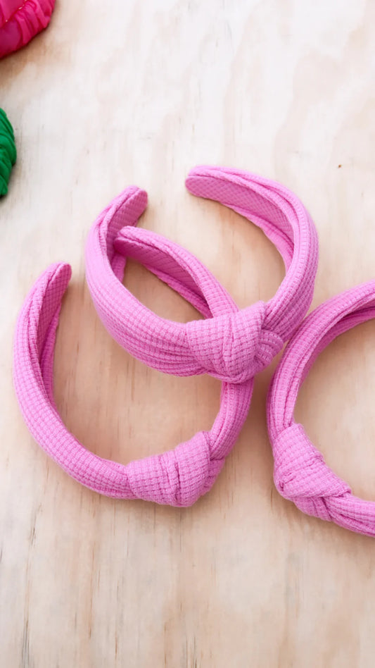 Pink Knot Headband