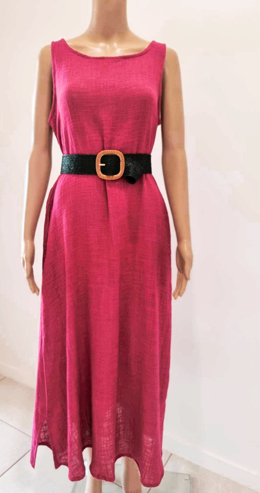 Sierra Maxi Dress - Fuchsia