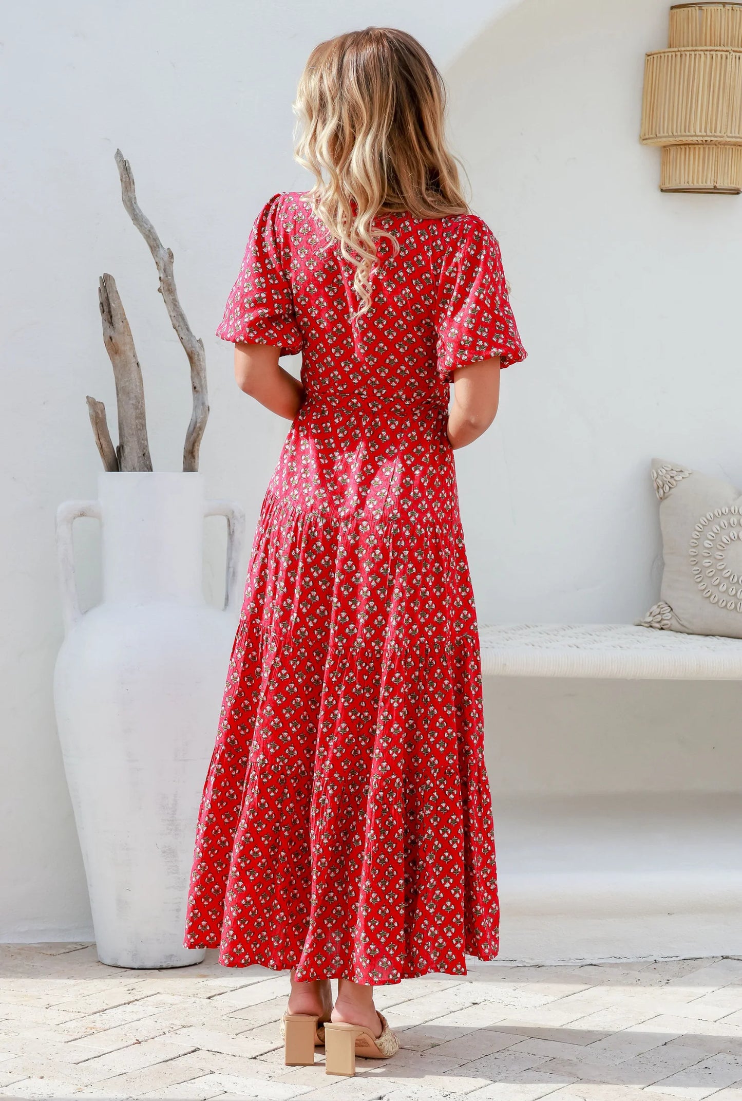 Ditsy Wanderer Wrap Dress