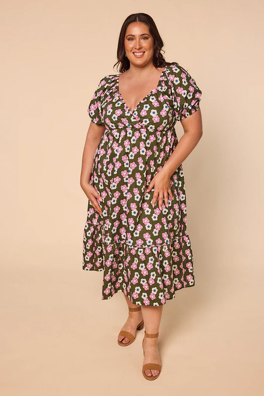 Alison Maxi Dress in Kabuki