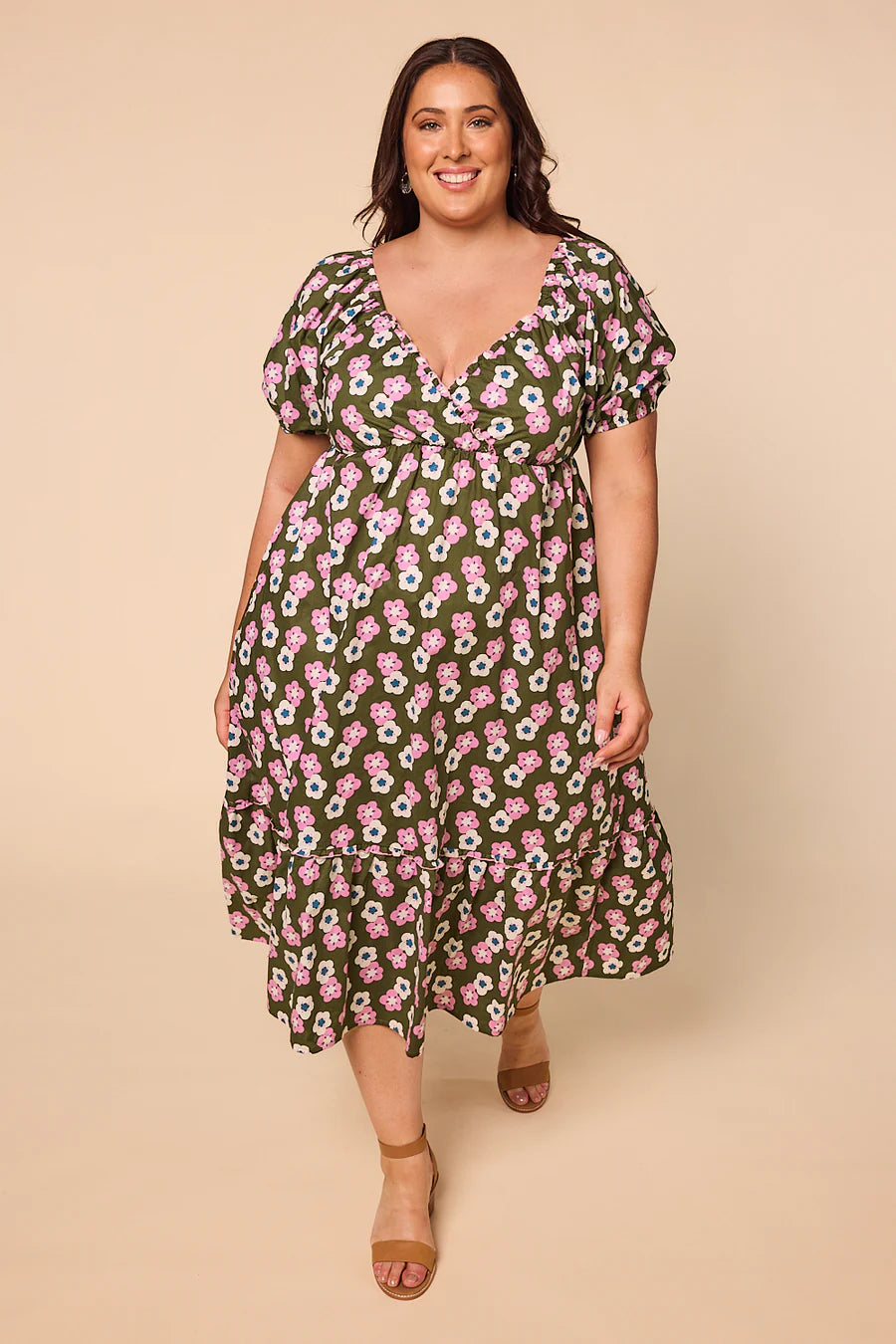 Alison Maxi Dress in Kabuki