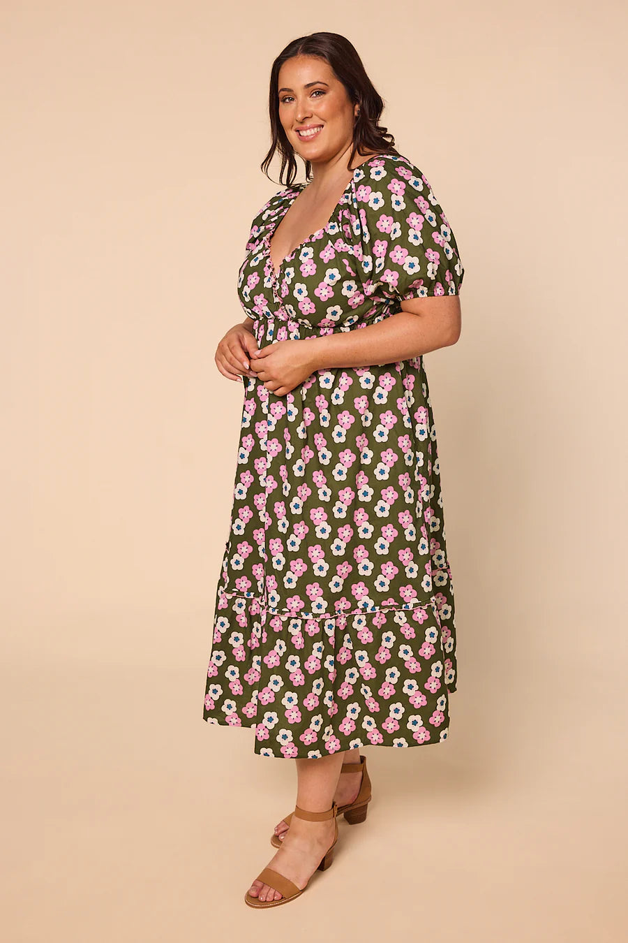 Alison Maxi Dress in Kabuki