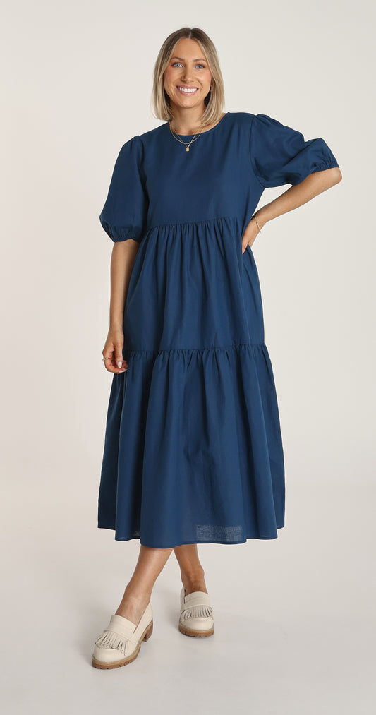 Winnie Dress - Navy