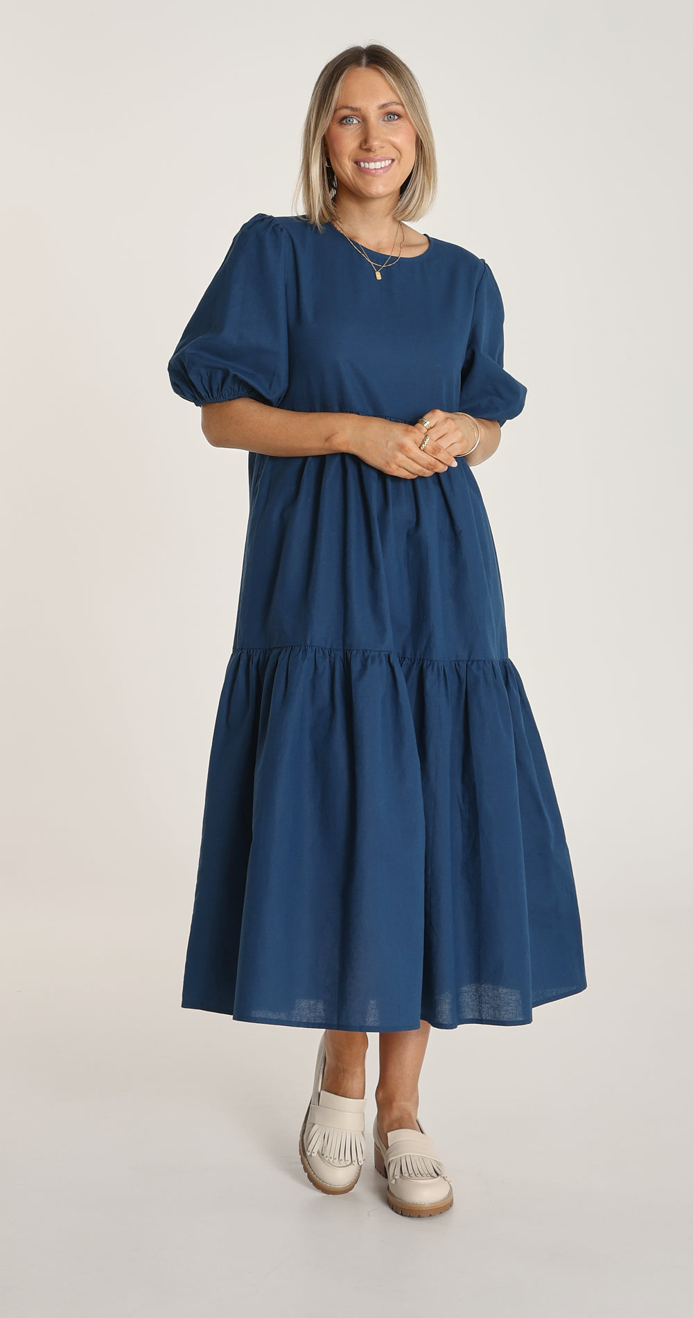 Winnie Dress - Navy