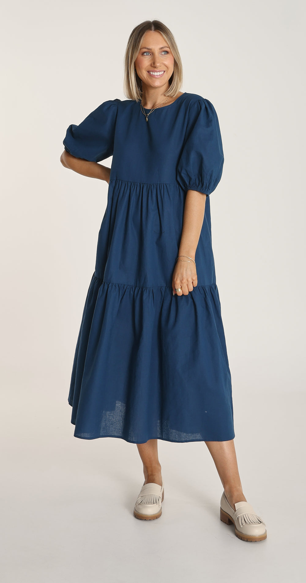 Winnie Dress - Navy