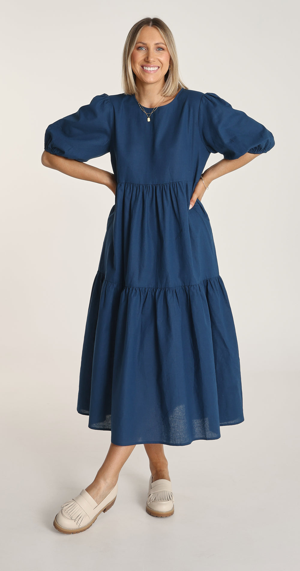 Winnie Dress - Navy