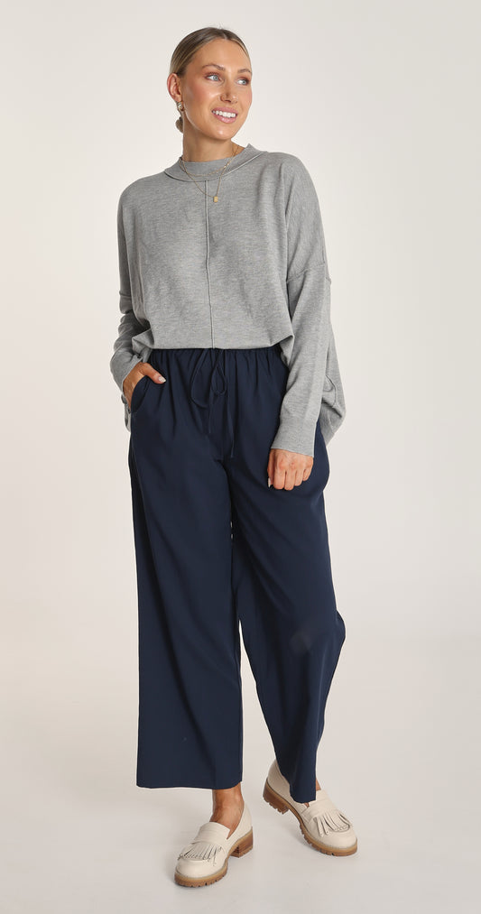 Dylan Straight Leg Pant - Navy