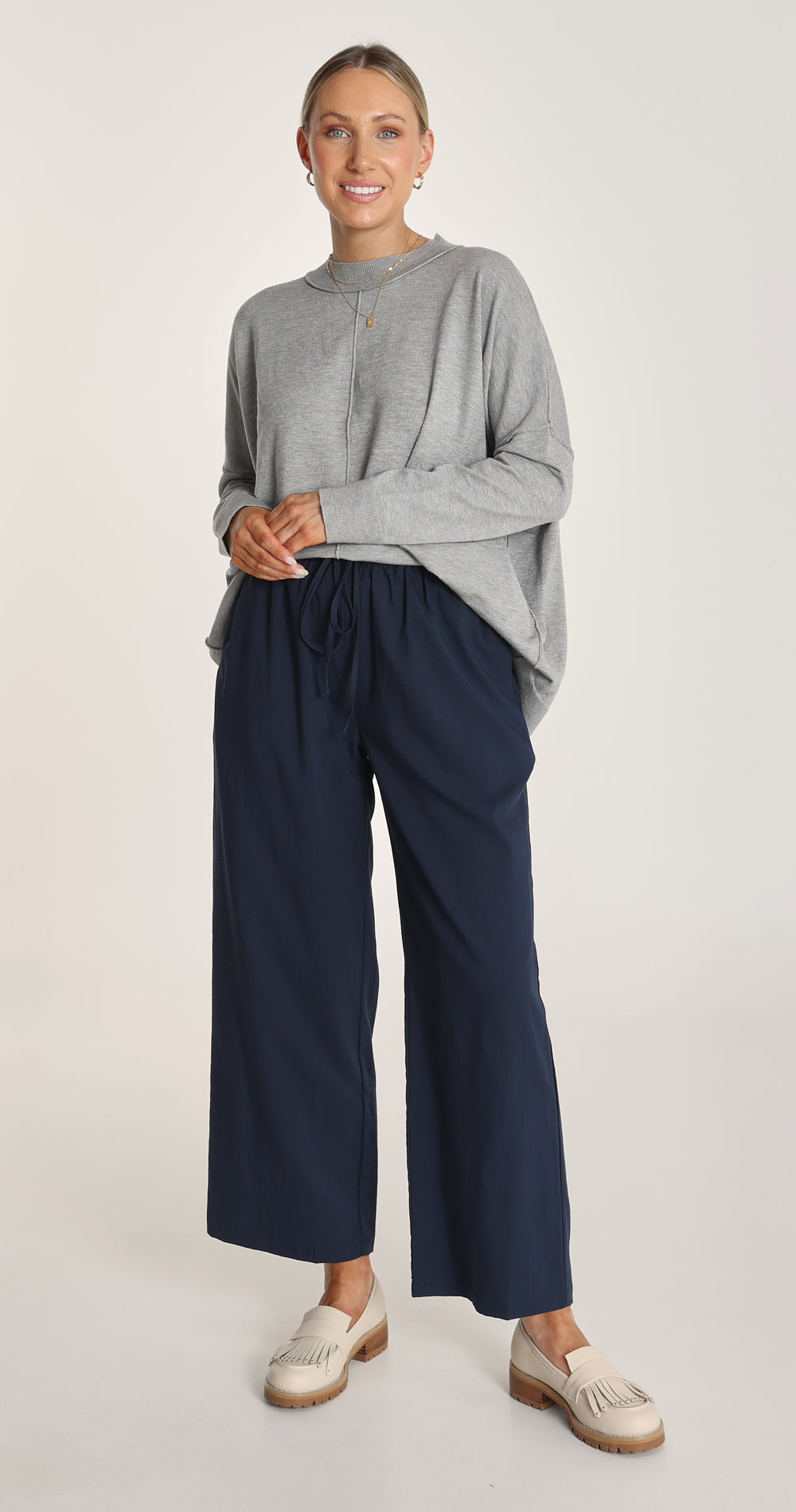 Dylan Straight Leg Pant - Navy