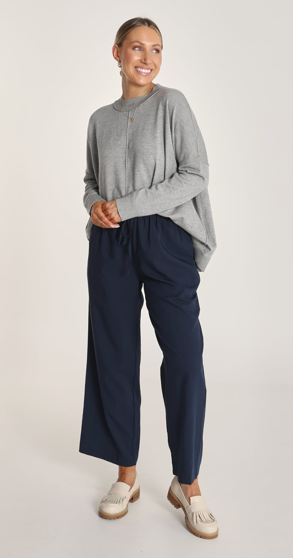 Dylan Straight Leg Pant - Navy