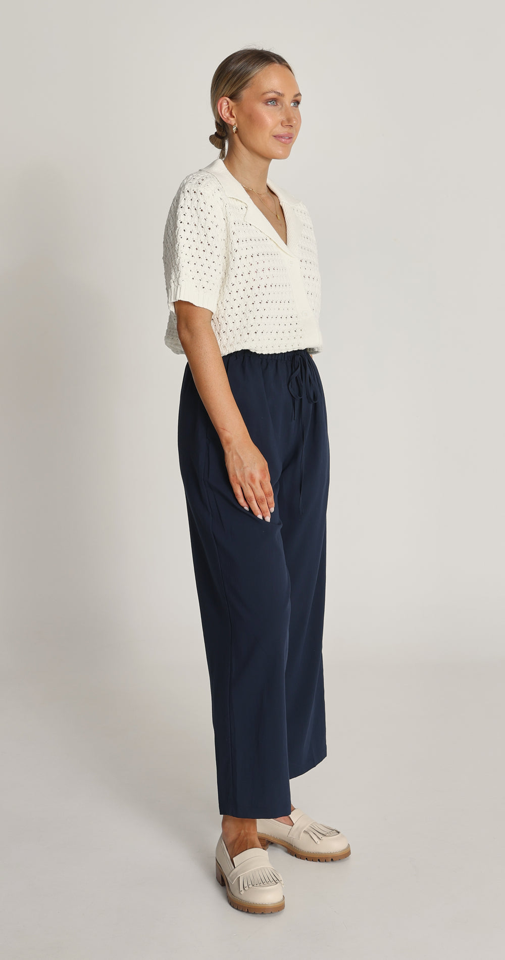 Dylan Straight Leg Pant - Navy