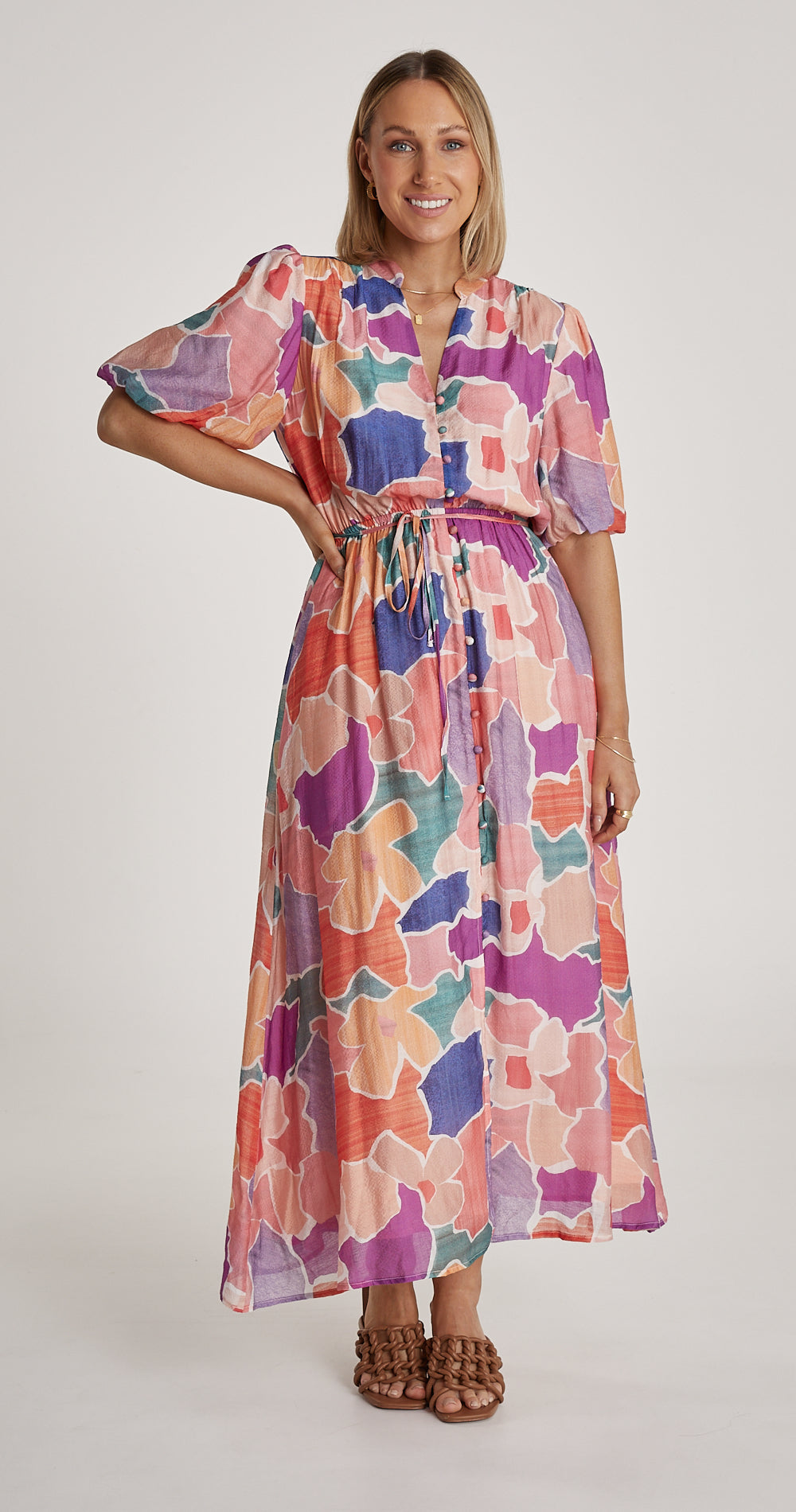 Eliana Dress - Multi Print