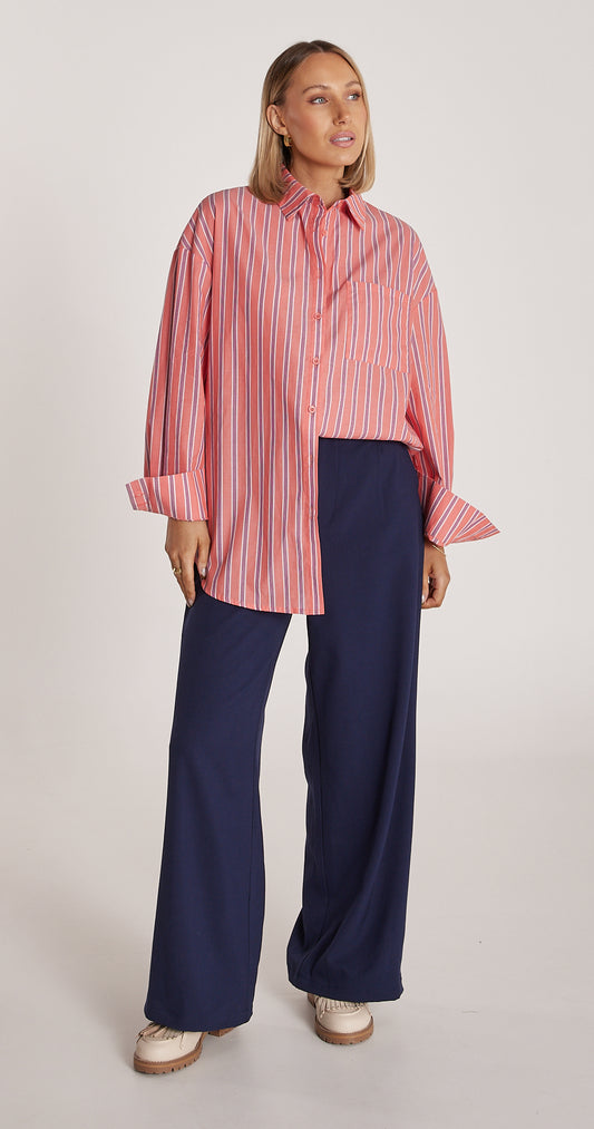 Emily Shirt - Red Stripe