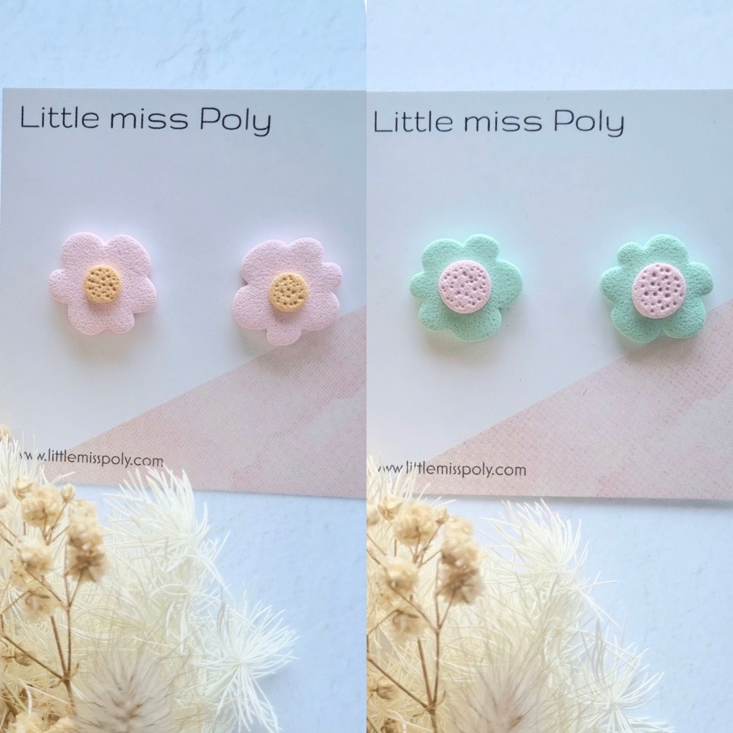 Coloured Posie Studs