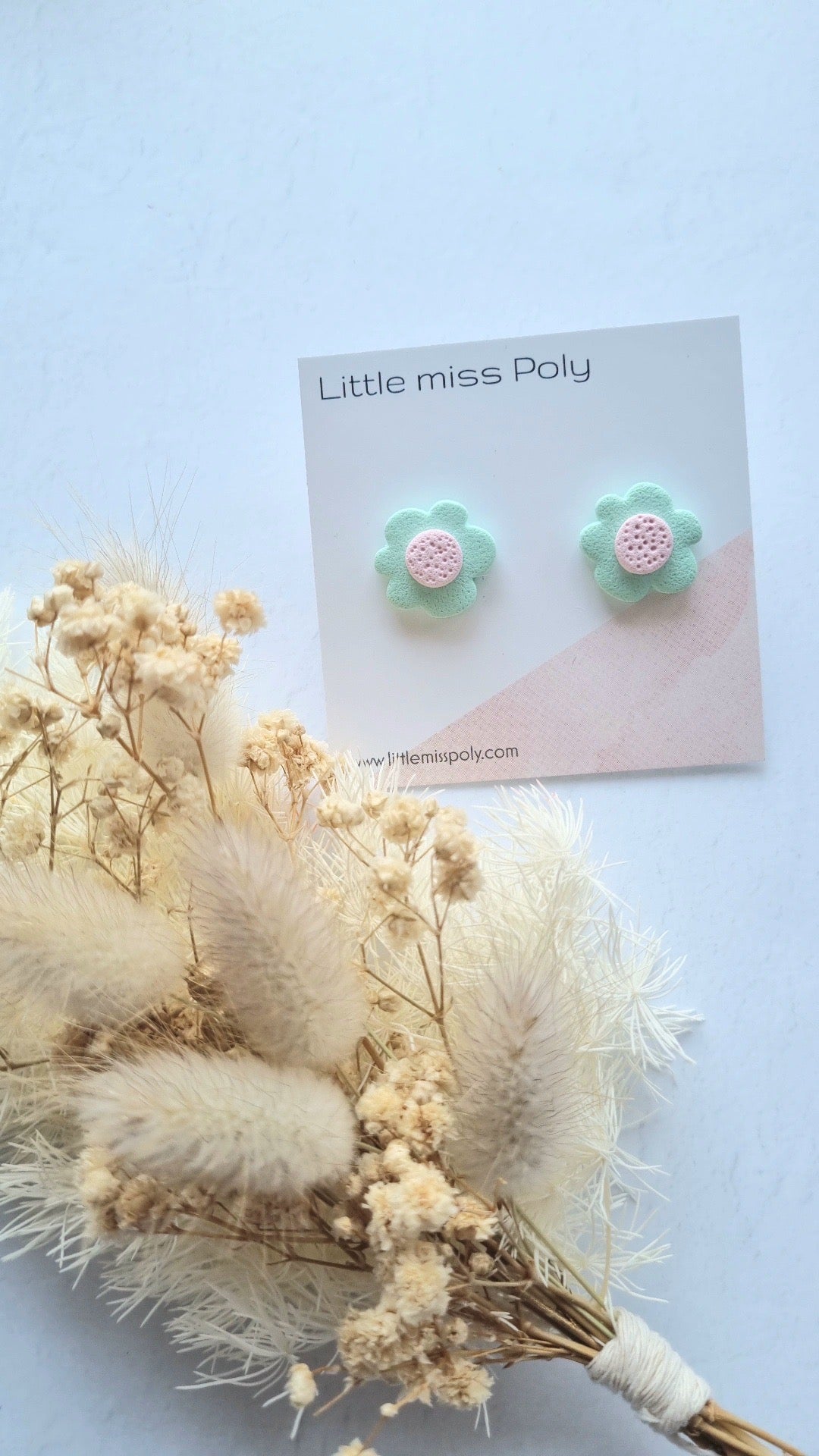 Coloured Posie Studs